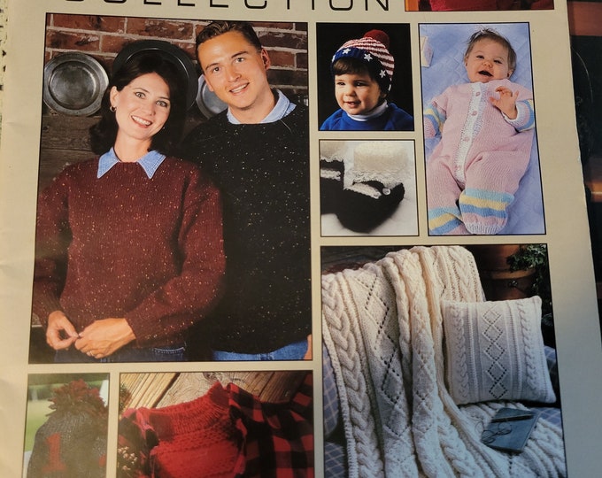 Vintage Leisure Arts Our Best Knit Collection 24 Projects. Used Condition. Free Shipping