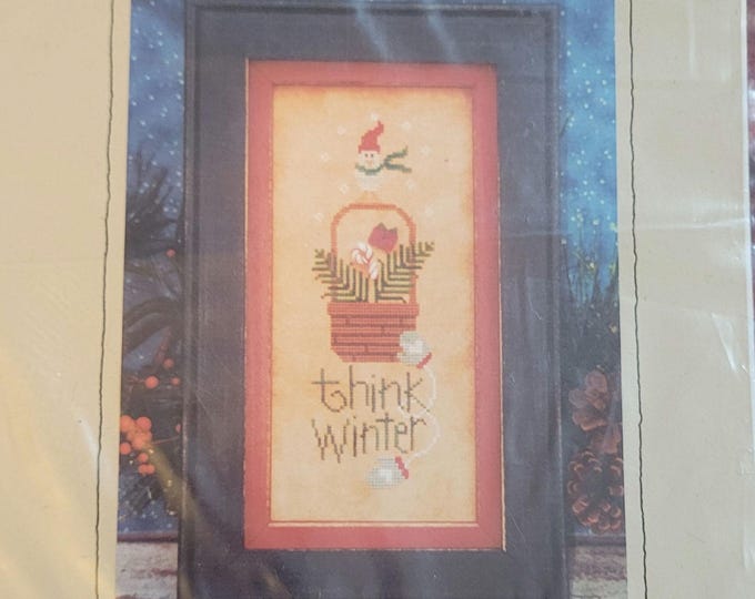Lizzie Kate Think Winter Cross Stitch Pattern. Free Shipping. Good Condition.