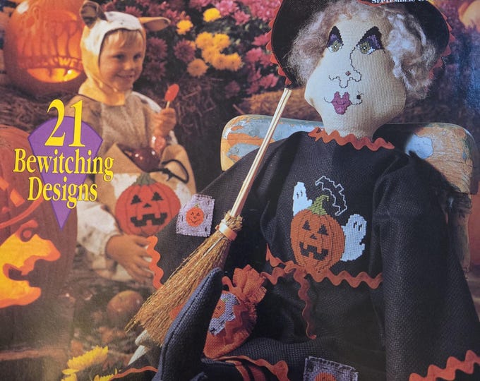 Cross Stitch and Country Crafts Magazine Sept/Oct 1994. FREE SHIPPING. Used Condition