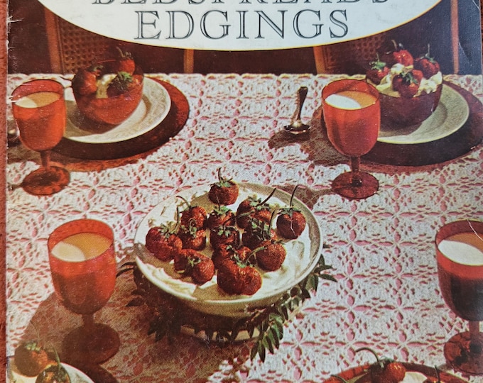 American Thread Co Doilies Tablecloths Bedspread Edgings No 179. FREE SHIPPING. Old Condition.