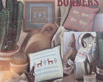 Leisure Arts More Southwest Borders Cross Stitch Pattern. Free SHIPPING. Used Condition