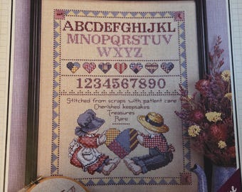 Cross Stitch and Country Crafts Magazine Premier Issue. FREE SHIPPING. Used Condition