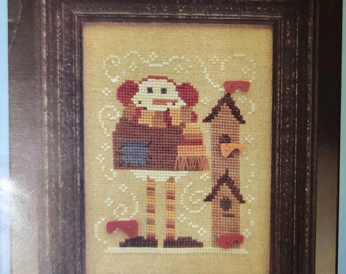 The Trilogy Sloane The Snowman Cross Stitch Pattern. FREE SHIPPING.