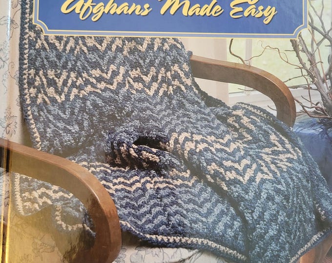 Mosaic Magic Afghans Made Easy Crochet Pattern Book. FREE SHIPPING. New Condition