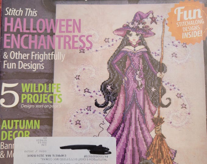 Just Cross Stitch Magazine October 2021. Unopened Condition. Free Shipping.
