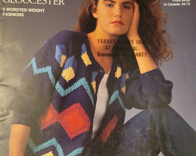 Bernat Gloucester 5 Worsted Weight Fashions Book 645 Knit Pattern. Free Shipping
