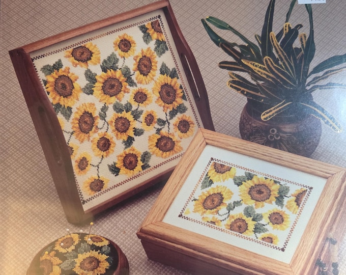 Sudberry House Special Sunflowers Cross Stitch Pattern. FREE SHIPPING. Used Condition