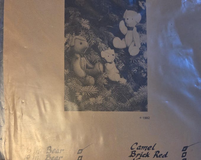 Little Bear 6in Camel Felting Kit. FREE SHIPPING. Older Condition.