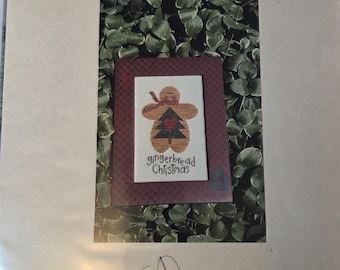 Angel Stitchin Gingerbread Cross Stitch Pattern. FREE SHIPPING. Used Condition