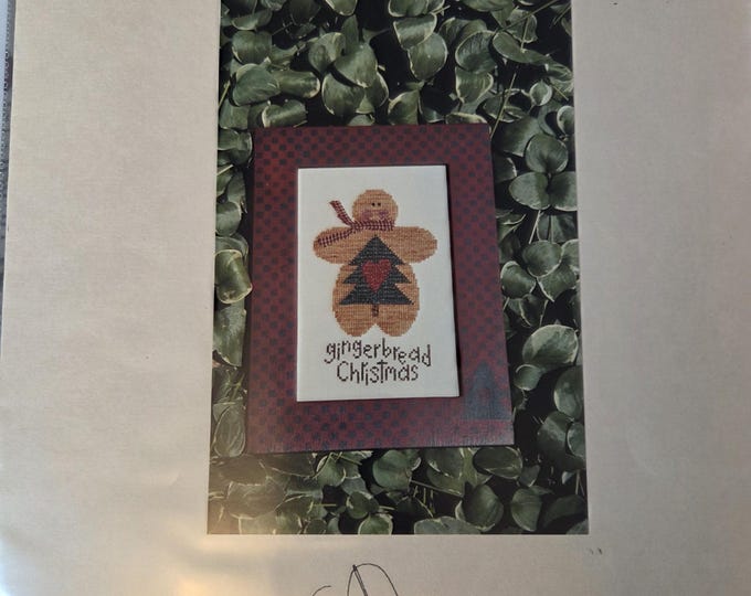 Angel Stitchin Gingerbread Cross Stitch Pattern. FREE SHIPPING. Used Condition