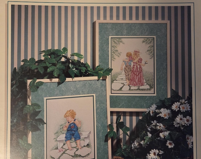 Color Charts In the Spirit of Childhood Cross Stitch Pattern. FREE SHIPPING. Used Condition.