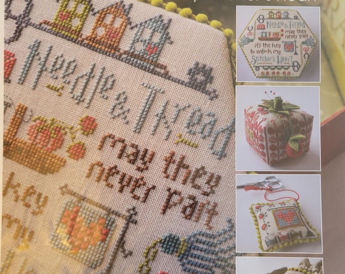 Hands on Designs My Stitchers Heart Cross Stitch Pattern. FREE SHIPPING. Good Condition