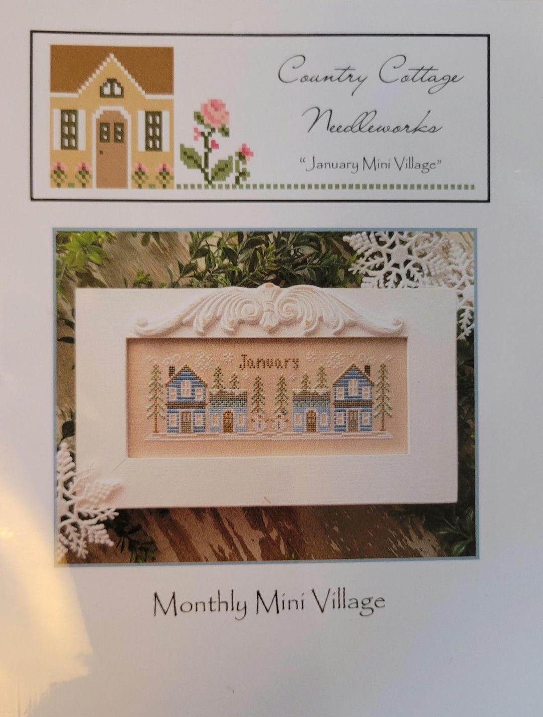 Country Cottage Needleworks January Monthly Mini Village Cross Stitch ...