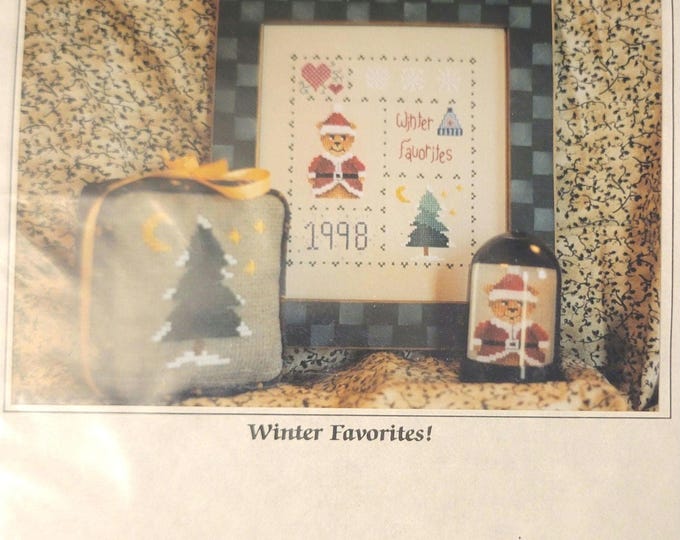 Nessy Lynn's Winter Favorites Cross Stitch Pattern. Free SHIPPING.