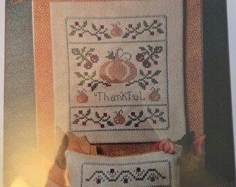 ScissorTail Designs Autumn Gratitude Cross Stitch Pattern. Free Shipping. Good Condition.