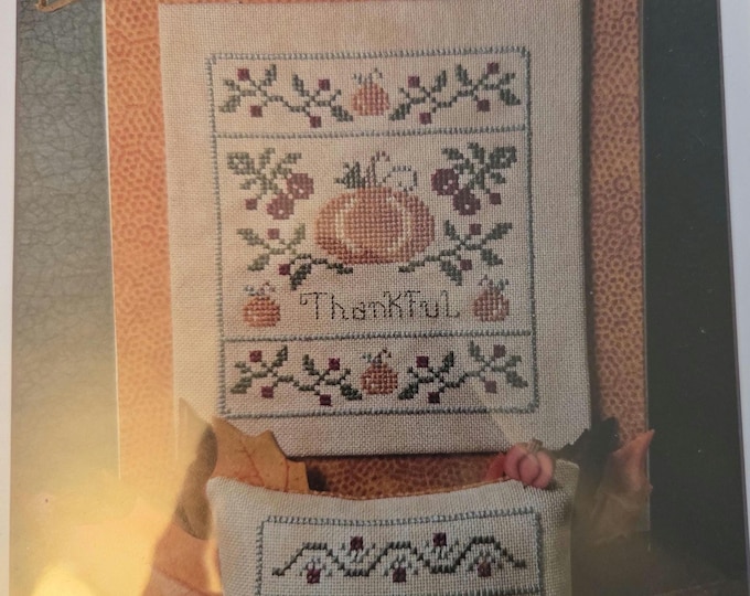 ScissorTail Designs Autumn Gratitude Cross Stitch Pattern. Free Shipping. Good Condition.