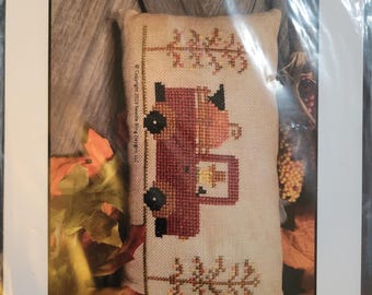 Needle Bling Designs Off to Market Cross Stitch Pattern. Free Shipping. Good Condition.