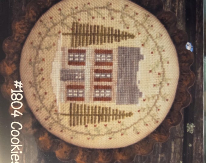 Thistles Cookies House Cross Stitch Pattern. Free Shipping. Good Condition.