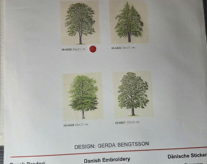Haandarbejdets Fremme 30-6025 Tree if Heaven Embroidery Kit. FREE SHIPPING. Estate Sale Preowned Like New Condition.
