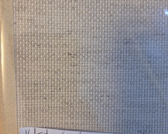 14ct 6"x6" Fiddlers Cloth Edges Taped Preowned. FREE SHIPPING.