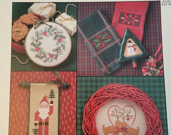 The Needl Love Company Jingle Bells Cross Stitch Pattern. Free SHIPPING. Good Condition.