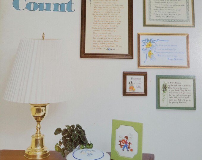 Vintage Gloria & Pat Occassions That Count Cross Stitch Pattern. FREE SHIPPING.
