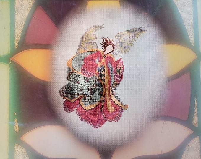 Mar Bek Tapestry Angel Cross Stitch Pattern. FREE SHIPPING. Used Condition.