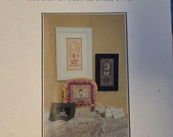 Erica Michaels Stay By My Cradle Cross Stitch Pattern. Free Shipping. Used Condition.