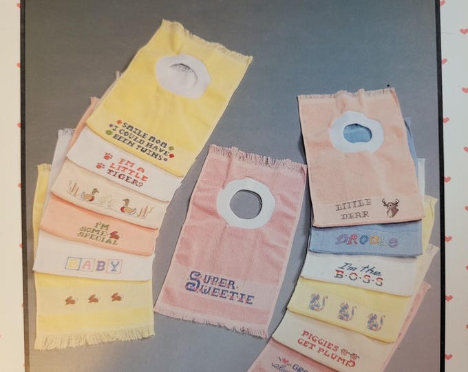 Homestead Designs A Bundle of Bibs. Cross Stitch Pattern. Free Shipping. Used Condition.
