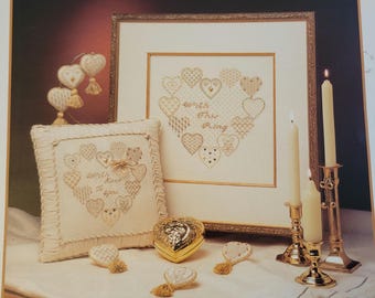 JBW Designs Shades of Gold Cross Stitch Pattern. FREE Shipping. Used Condition.