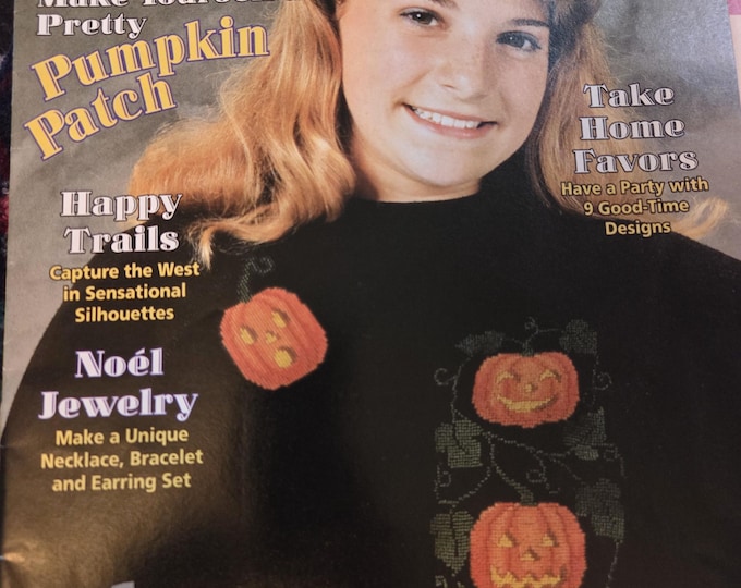 Cross Stitch Magazine Oct/Nov 1995. FREE SHIPPING. Older Condition.
