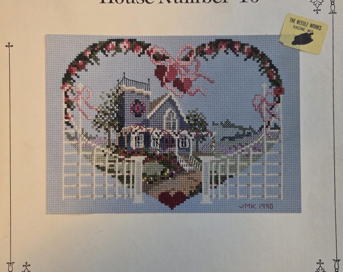 Judith M Kirbys Victorians House Number 10 Cross Stitch Pattern. Free SHIPPING. Used Condition.