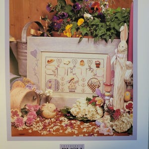 Bush Spring Cross Stitch Pattern. FREE SHIPPING. Used Condition.