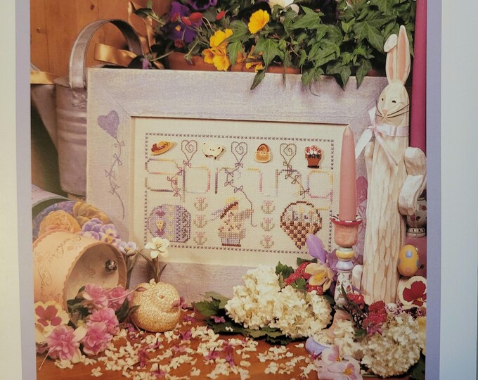 Bush Spring Cross Stitch Pattern. FREE SHIPPING. Used Condition.
