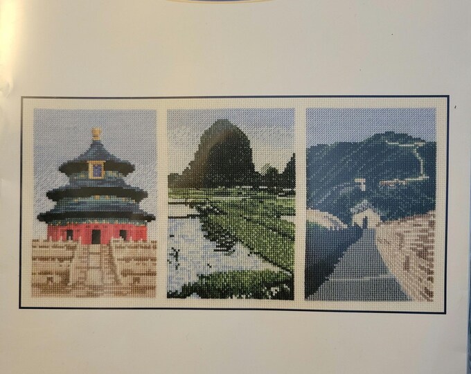 DMC Classics China Cross Stitch Kit. FREE SHIPPING. New Condition.