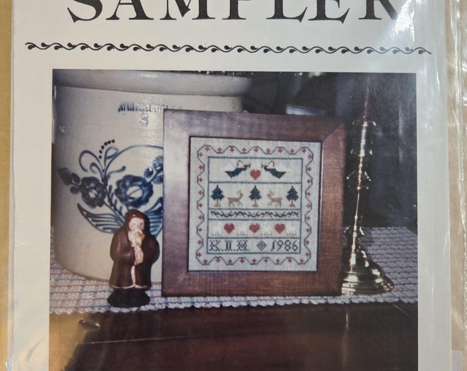 Ramsgate Limited The Holiday Sampler Cross Stitch Pattern. Free Shipping. Used Condition.
