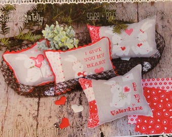 Madame Chantilly Be My Valentine Cross Stitch Pattern. Free Shipping. Good Condition.