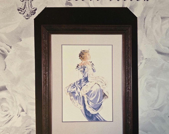 In Stock Mirabilia Winter Queen of Cross Stitch Pattern - Nora Corbett Print - FREE SHIPPING