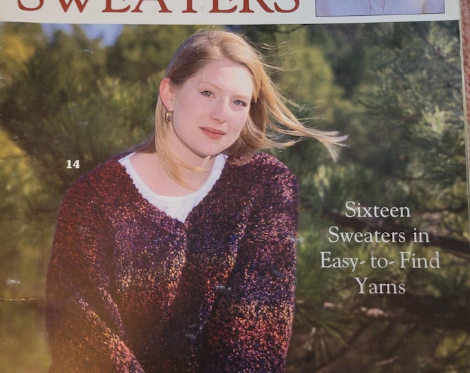 Leisure Arts The Big Book of Quick Knit Sweaters. FREE SHIPPING. Used Condition.