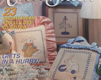 Simply Cross Stitch Magazine Jul - Aug 1992 Number 6. FREE SHIPPING. Older Condition