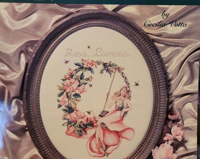 Jeanette Crews Rosa Canina Cross Stitch Pattern - FREE SHIPPING. Used Condition