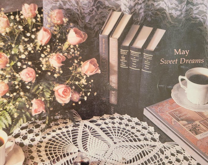 Leisure Arts A Year of Doilies Crochet Pattern. FREE SHIPPING. Used Condition.