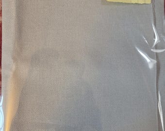 28ct 10x28" Dove Gray Monaco  Linen.FREE SHIPPING.