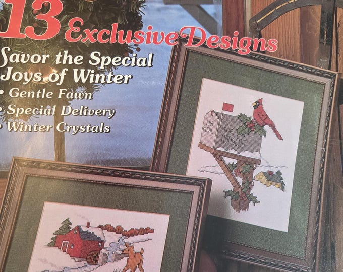 Cross Stitch Magazine Dec - Jan 1993. Used Condition. Free Shipping.