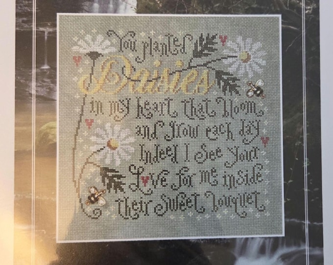 Silver Creek Samplers Planting Daisies Cross Stitch Pattern. FREE SHIPPING. Good Condition