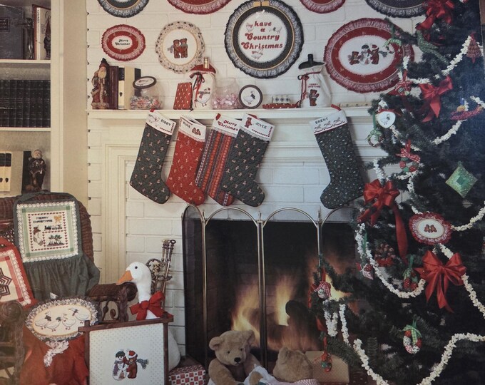 Dale Burdett Have A Country Christmas Cross Stitch Pattern. FREE SHIPPING. Used Condition.