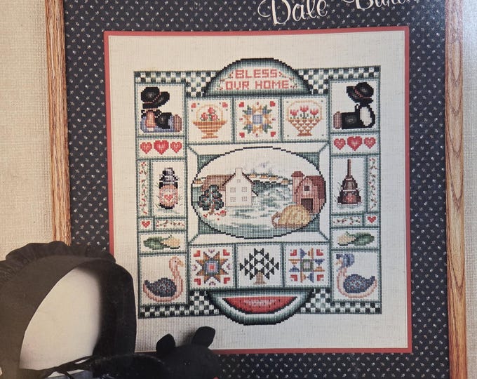 Dale Burdett Lancaster County Cross Stitch Pattern - FREE SHIPPING. Used Condition