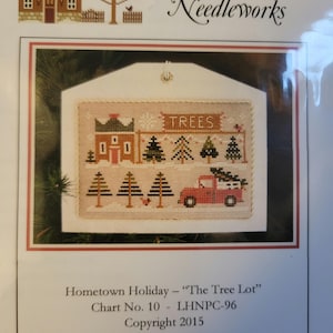 Little House Needleworks Hometown Holiday The Tree Lot Cross Stitch Pattern. FREE Shipping. Good Condition.