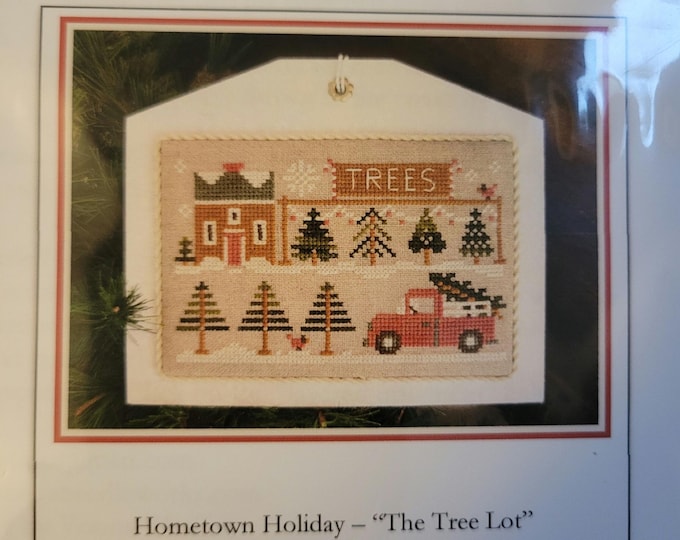 Little House Needleworks Hometown Holiday The Tree Lot Cross Stitch Pattern. FREE Shipping. Good Condition.