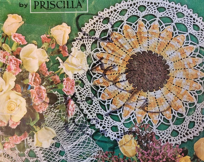 Coats & Clarks Doilies by Priscilla No 136. FREE SHIPPING. Old Condition.